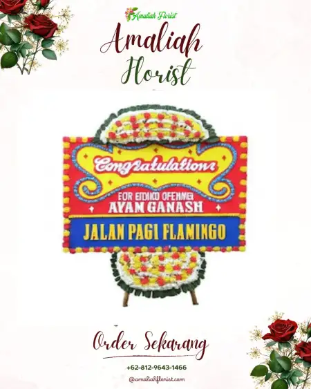 Sewa Papan Bunga Kosiwo